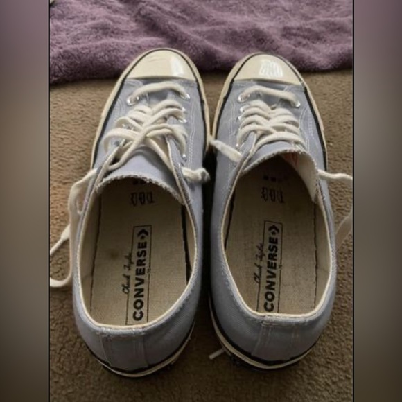 Blue All Star Converses - Picture 2 of 6